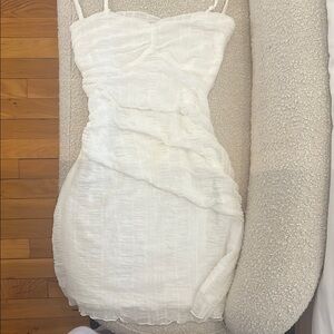 Peppermayo Strapless White Dress